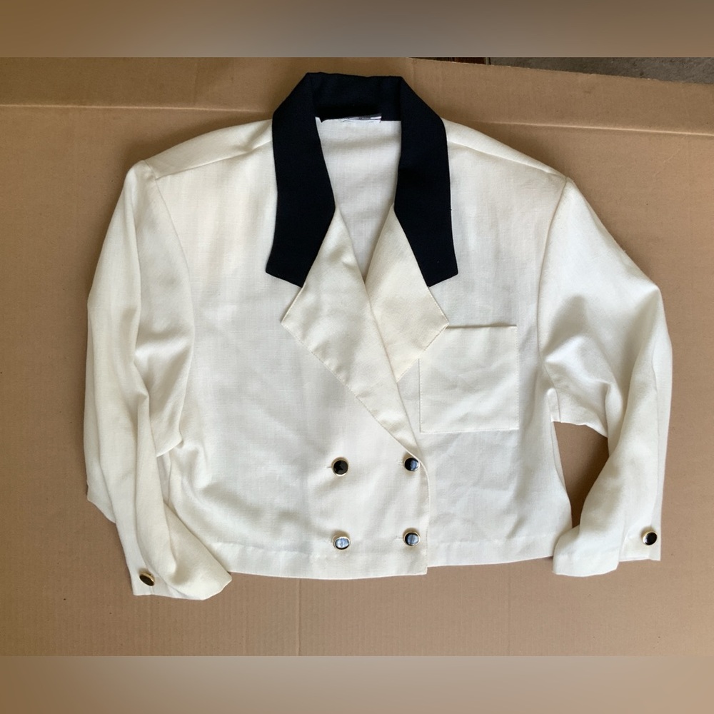 CROPPED VINTAGE JACKET, WORK or PLAY.